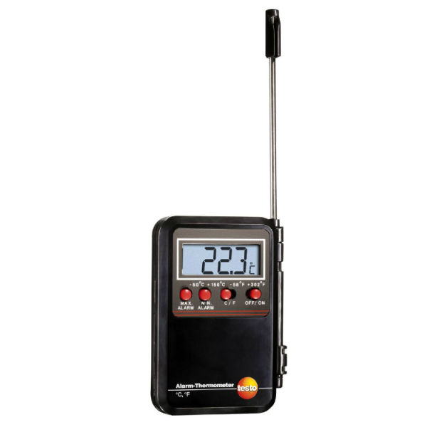 Мини-термометр Testo с проникающим зондом и сигналом тревоги (0900 0530)